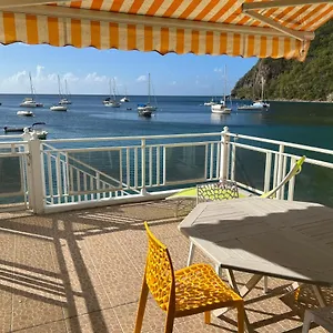 Ti Cabanon. Vue A Deshaies. Deshaies